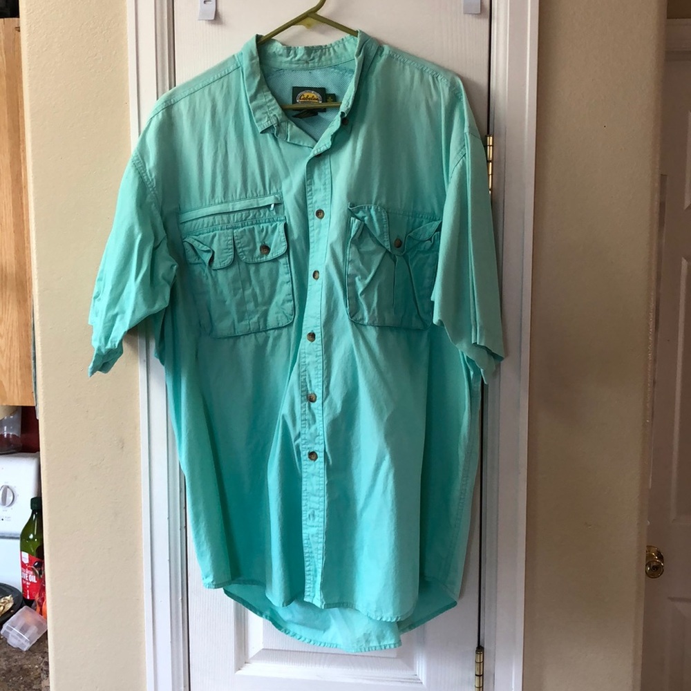 Cabelas Short Sleeve Vented shirt XL Tall
